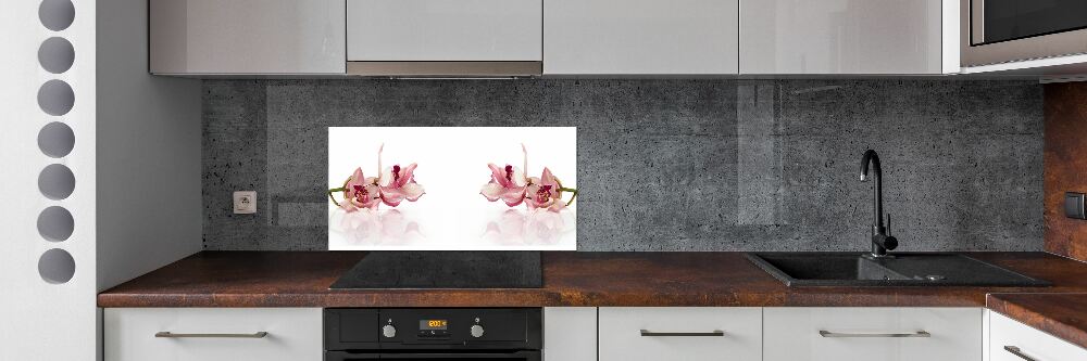 Kitchen splashback Orchid