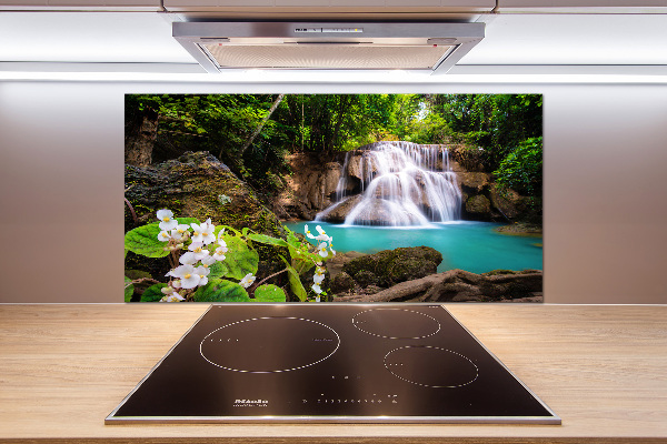 Kitchen splashback Thailand waterfall