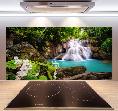 Kitchen splashback Thailand waterfall