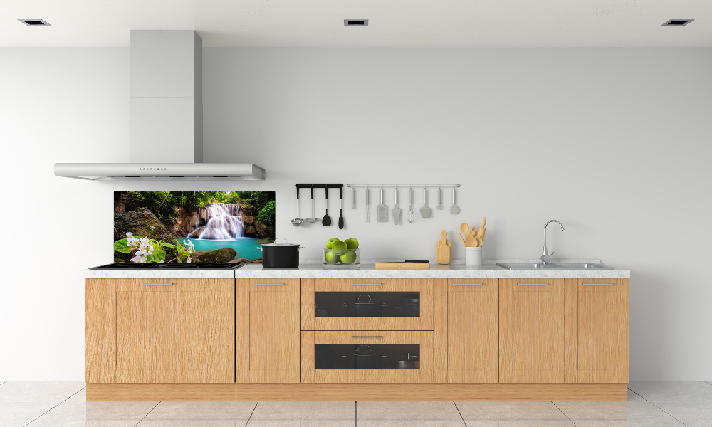 Kitchen splashback Thailand waterfall