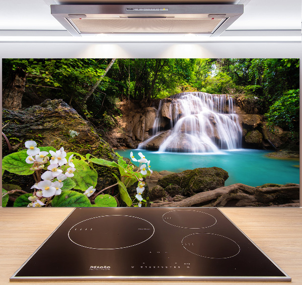 Kitchen splashback Thailand waterfall