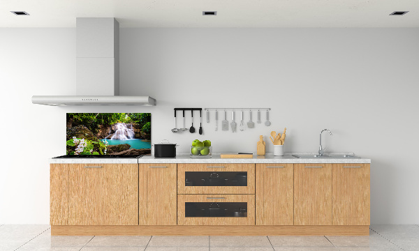 Kitchen splashback Thailand waterfall