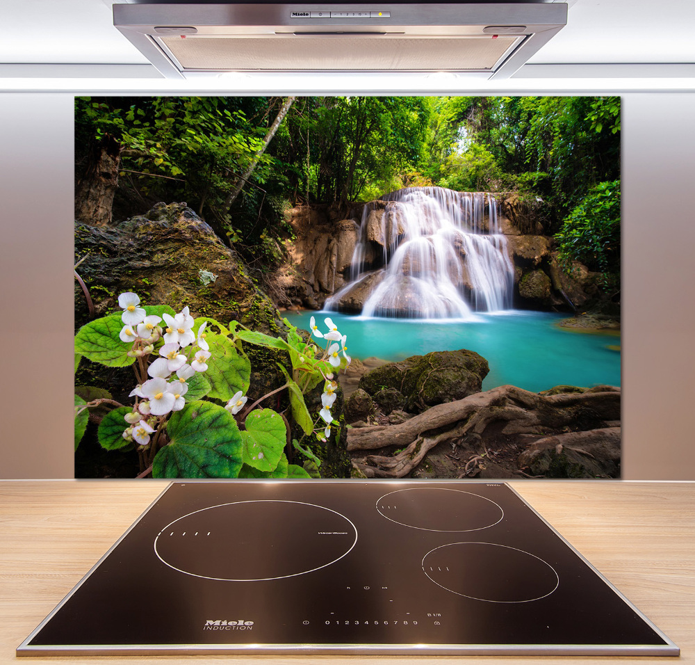 Kitchen splashback Thailand waterfall