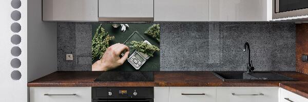 Hob splashback Marijuana tops