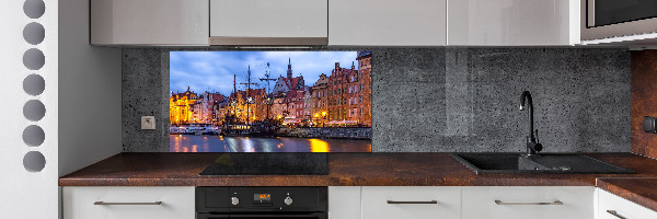 Kitchen splashback Gdańsk Poland