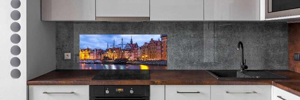 Kitchen splashback Gdańsk Poland