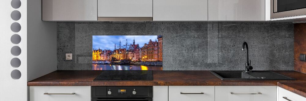 Kitchen splashback Gdańsk Poland