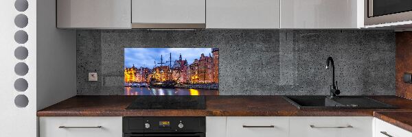 Kitchen splashback Gdańsk Poland