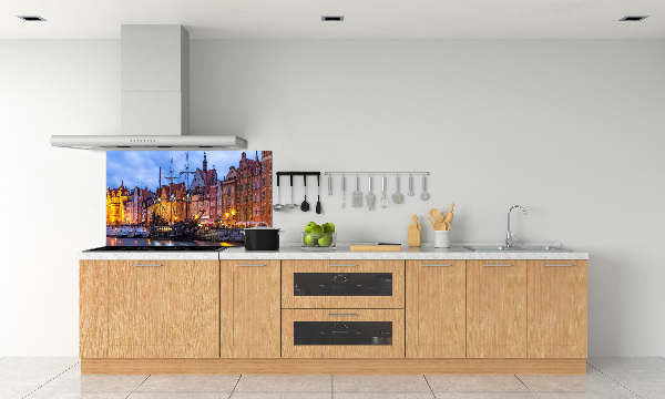 Kitchen splashback Gdańsk Poland