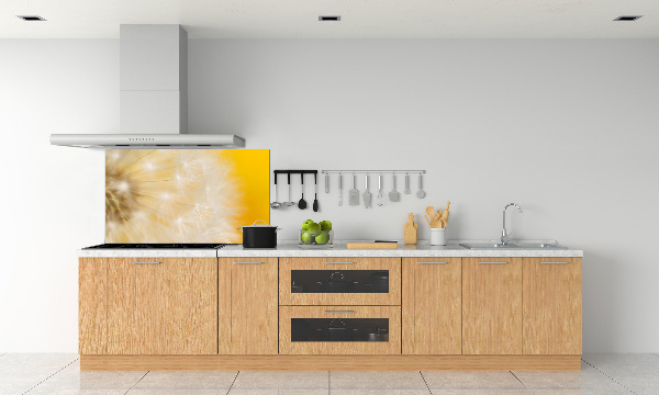 Cooker splashback Dandelion