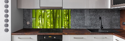 Cooker splashback Bamboo