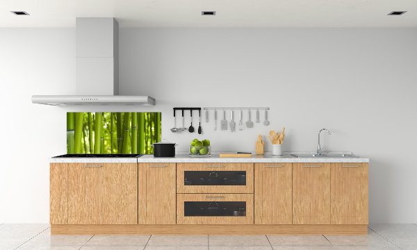 Cooker splashback Bamboo