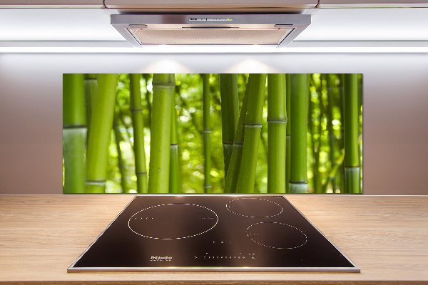 Cooker splashback Bamboo