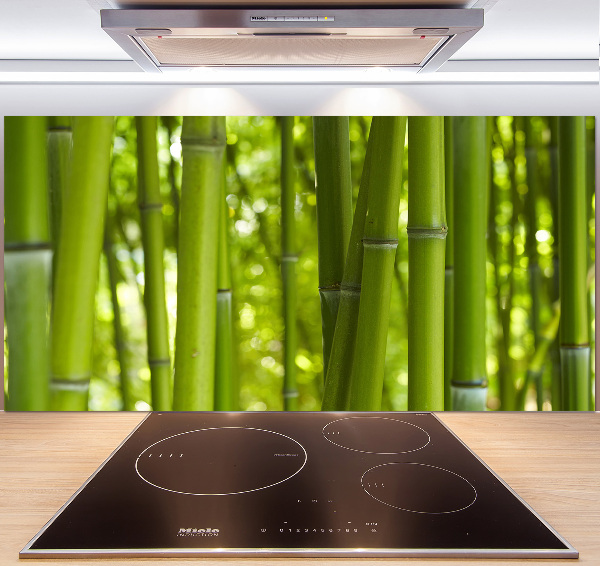 Cooker splashback Bamboo