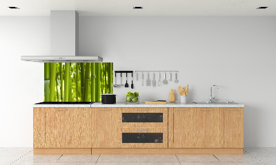 Cooker splashback Bamboo