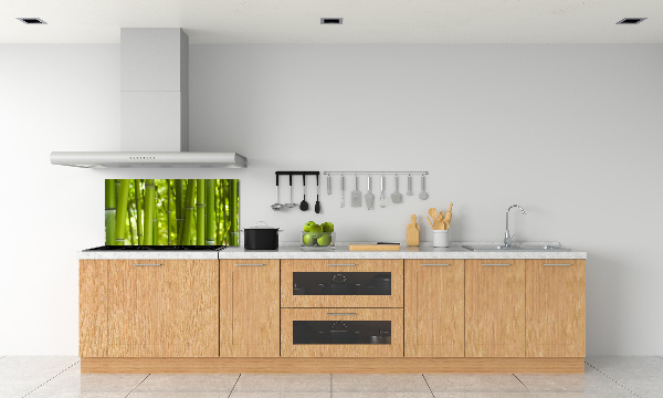 Cooker splashback Bamboo