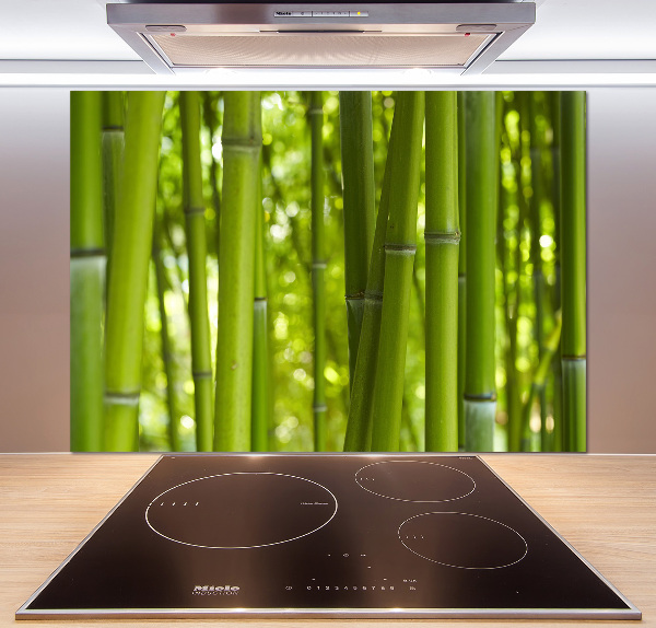 Cooker splashback Bamboo