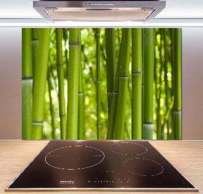 Cooker splashback Bamboo