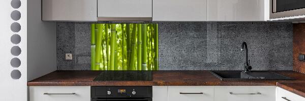 Cooker splashback Bamboo