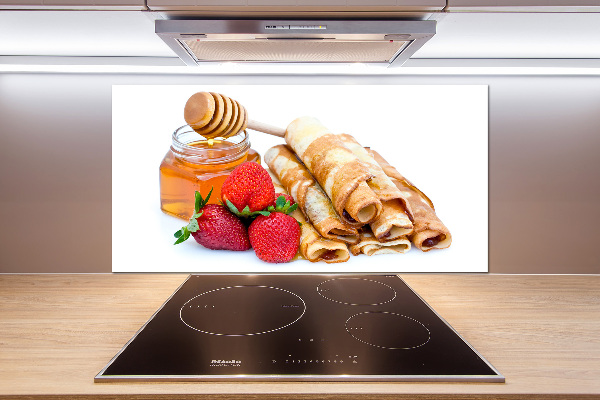 Kitchen splashback Delicious pancakes