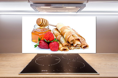 Kitchen splashback Delicious pancakes