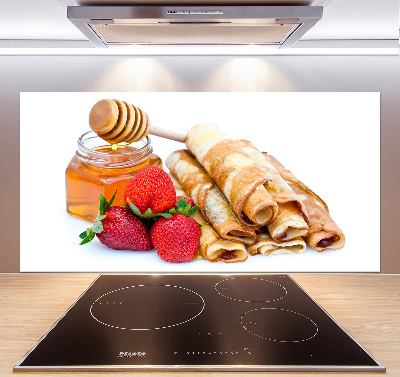 Kitchen splashback Delicious pancakes