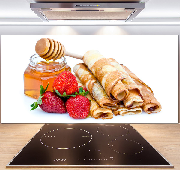 Kitchen splashback Delicious pancakes