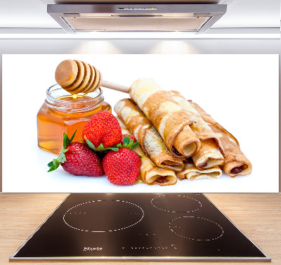 Kitchen splashback Delicious pancakes