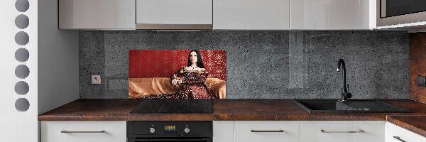 Glass splashback Middle Ages