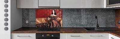 Glass splashback Middle Ages