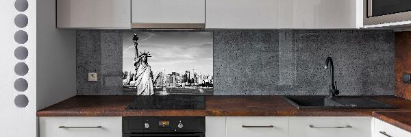 Cooker splashback statue of Liberty