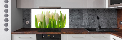 Cooker splashback Tulips