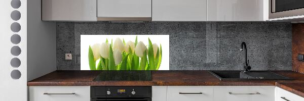 Cooker splashback Tulips