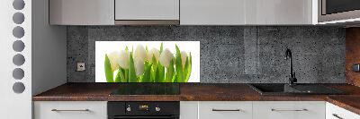 Cooker splashback Tulips