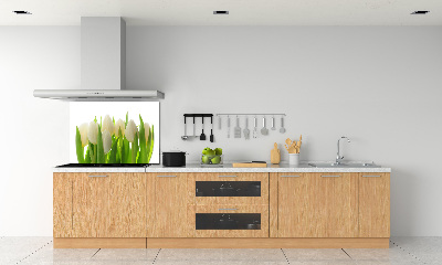 Cooker splashback Tulips