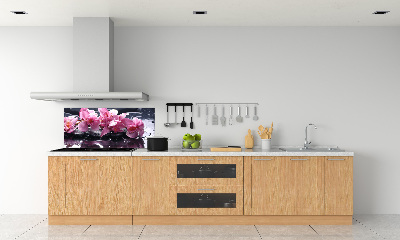 Cooker splashback Pink orchid