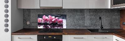 Cooker splashback Pink orchid