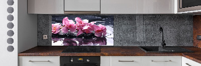 Cooker splashback Pink orchid