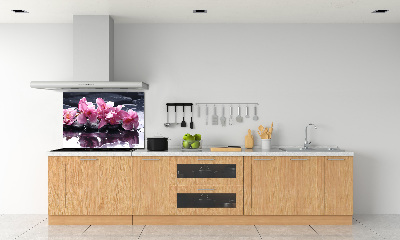 Cooker splashback Pink orchid