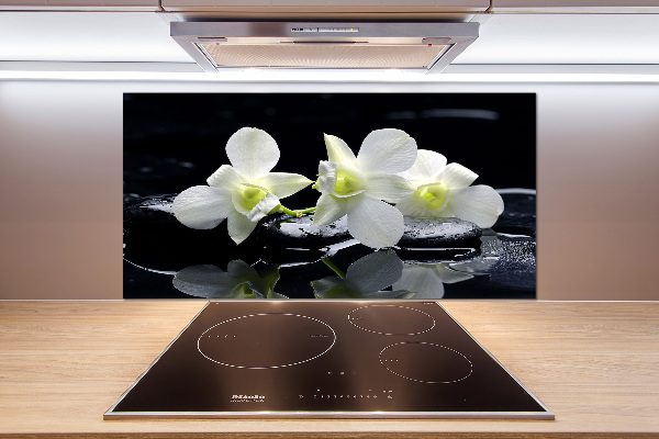 Cooker splashback Orchid