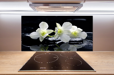 Cooker splashback Orchid