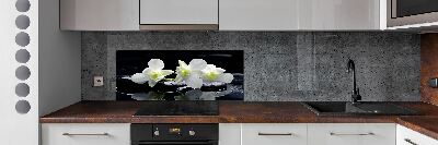 Cooker splashback Orchid