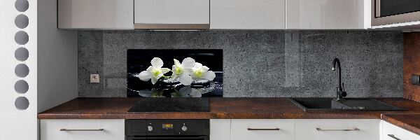 Cooker splashback Orchid