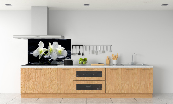 Cooker splashback Orchid