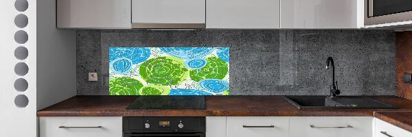 Splashback panel for kitchen Abstraction