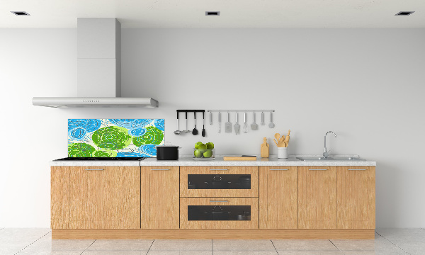 Splashback panel for kitchen Abstraction