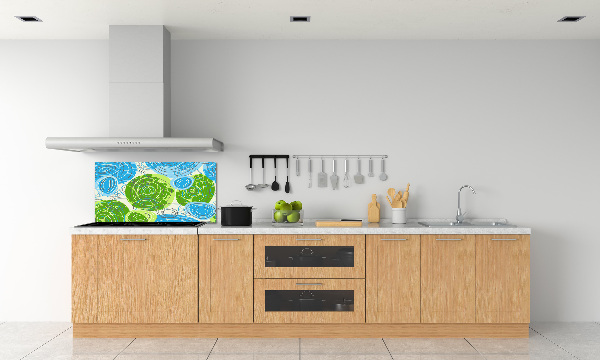 Splashback panel for kitchen Abstraction