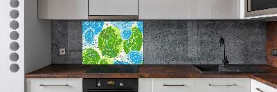 Splashback panel for kitchen Abstraction