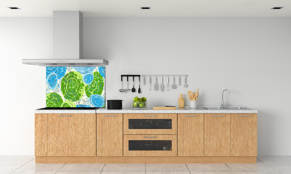 Splashback panel for kitchen Abstraction