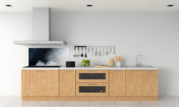 Kitchen splashback White